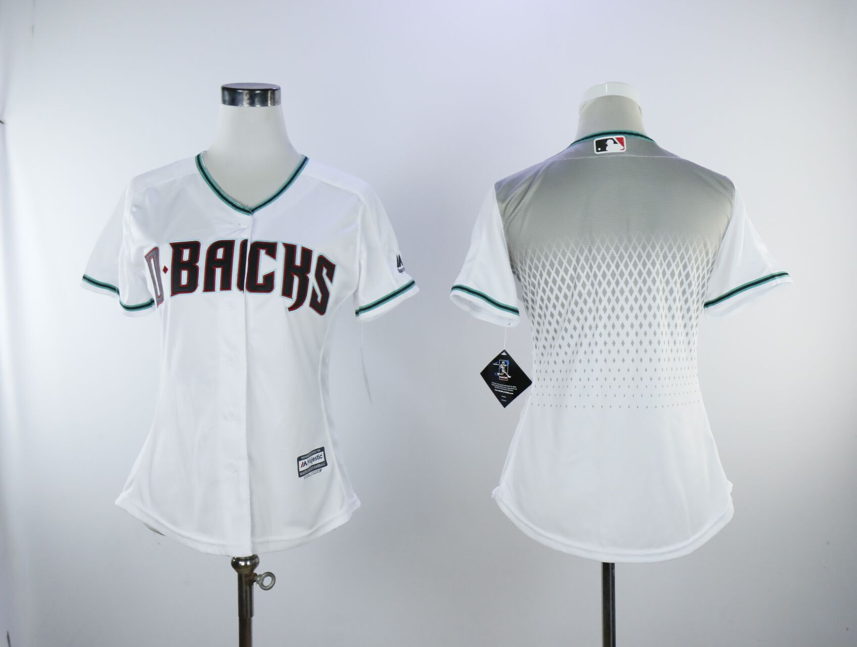 Women Arizona Diamondback Blank White MLB Jerseys->minnesota twins->MLB Jersey